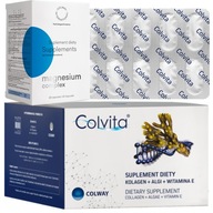 COLVITA Colway kolagen POLSKI Rybi w kapsułkach+ Algi+ Wit.E 120szt+PREZENT