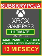 Game Pass ULTIMATE 13 mesiacov Kód kľúča