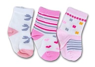 3X Ponožky PONOŽKY detské ABS 17-24 mesiac