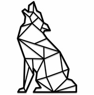 Geometrický obraz Vlk 30x20cm DEKORÁCIA AŽÚR 3D