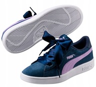 Buty PUMA SMASH RIBBON JR vikky suede skóra 38.5