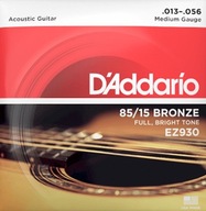 D'ADDARIO 85/15 Bronze Wound EZ930 struny (13-56)