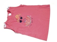 BABYCLUB malinowy top topik koszulka lala arbuz 74