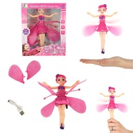 Lalka latająca wróżka sterowana ręką USB zabawka dla dziewczynki