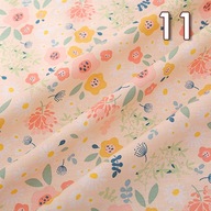 Bavlnená tkanina na šitie s kvetinovou potlačou - DIY