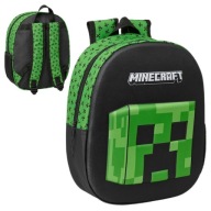 SAFTA GYEREK HÁTIZSÁK ISKOLAI EGYKAMRÁS 3D NYOMTATÁS MINECRAFT CREEPER