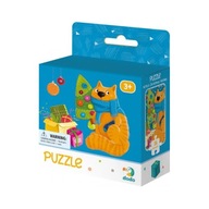 Puzzle Mačacie Vianoce 16 dielikov, značka DODO.