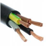 Przewód kabel elektryczny OWY4x1,5 czarny - 100m