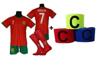 RONALDO komplet strój piłkarski PORTUGALIA ME24 r 128