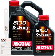 Motorový olej Motul AS-B41-S 5 l 5W-30 + Syntetický motorový olej Motul 8100 X-clean+ 1 l 5W-30