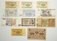 Świat, Zestaw banknotów, 11 sztuk