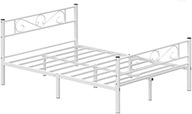 2-lôžková posteľ dvojitý kovový rám so vzorom 200 x 160 cm