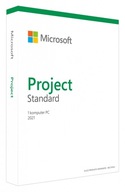 Microsoft Project Standard 2021 PL 32-bit/x64 Medi 1 PC / doživotná licencia BOX
