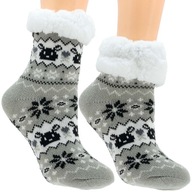 Teplé Ponožky Zimné pre deti s medvedíkmi Veľkosť 27-31
