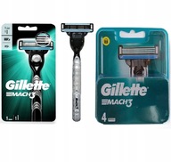 Gillette Mach 3 ostrza nożyki 5 szt + maszynka - Oryginał - Kartonik