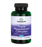 Triple Magnesium Complex 400mg 100kapsule Swanson