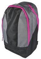 Školský cestovný batoh šedo-ružový