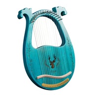 Drevená rezonančná skrinka na lyru na harfu so 16 strunami s kľúčom C