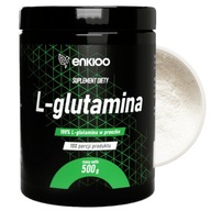 L-GLUTAMINA w proszku GLUTAMINA ENKIOO PROSZEK 500G 100% czysta