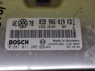 VW PASSAT B5 1.9 TDI control unit of the engine 0281011205