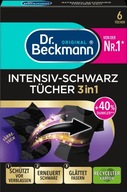 Dr. Beckmann chusteczki do czarnych tkanin przywracające czerń 6 szt