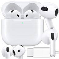 BEZPRZEWODOWE SŁUCHAWKI APPLE AIRPODS 4 DO IPHONE BLUETOOTH ETUI USB-C