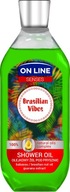 On Line Senses Olejový sprchový gél Brasilian Vibes 500ml