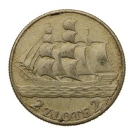2 złote 1936 r. - Żaglowiec (8)