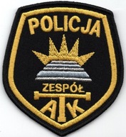 Naszywka Policja Zespół ATK - czarna