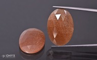 Slnečný kameň fazetovaný ovál PARA 23,5x16,5 mm