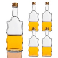 5x Butelka na alkohol BIMBEREK 500 ml +zakrętka