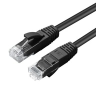 Microconnect MC-UTP6A10S kabel sieciowy Czarny 10 m Cat6a U/UTP (UTP)