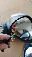 mirror exterior right left SEAT IBIZA IV 6J 7 PIN LS7Y