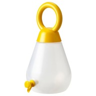 IKEA NABBFISK Pohár s kohútikom, priehľadný/svetložltý, 4 l