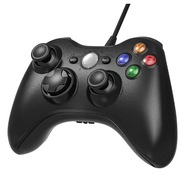 Przewodowy kontroler pad do Xbox 360 czarny USB