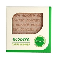 Pojedynczy rozświetlacz prasowany ecocera Shimmer Powder złoty Capri 10 g