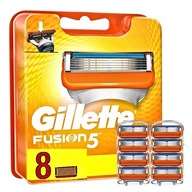 GILLETTE FUSION5 OSTRZA WKŁADY 8 SZTUK 100% ORYGINALNE NOŻYKI WYDAJNE !!!