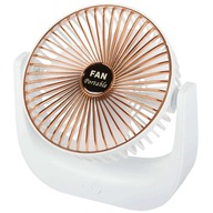 Ventilátor stolný veterný mlyn malý MINI prenosný USB FAN veterný mlyn biely