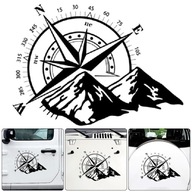 Samoprzylepny wzór kompasu korpus drzwi samochodu