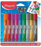 Klej z brokatem Colorpeps 9 kolorów Maped