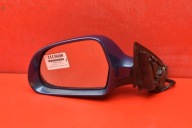 mirror left blue EU 021000 AUDI A3 8P LIFT 08-13 6 PIN