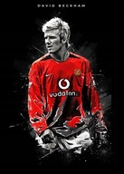 Plakat David Beckham Manchester United 90x60 cm