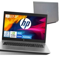 Laptop HP Zbook 17 G5 i5-8400H 32GB 512SSD P2000 FHD PODŚ-KL W11Pro