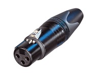 NEUTRIK Gniazdo mikrofonowe XLR (3-pin) na kabel do 8,0mm posrebrzane