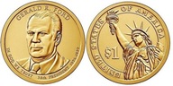 1 dolar (2016) Prezydenci USA - Gerald R. Ford Mennica Denver