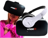 OKULARY GOGLE 3D VR BOX 2.0 VIRTUAL REALITY 360+ SŁUCHAWKI W ZESTAWIE