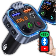 Vysielač do auta Monpax Bluetooth FM vysielač Nabíjačka 2xUSB adaptér