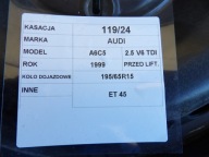 Audi A6 C5 wheel spare 15"