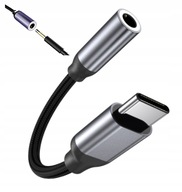 Adapter Kabel Przejściówka do słuchawek USB-C mini Jack 3,5mm Audio DAC AUX