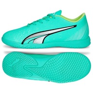 PUMA ULTRA PLAY IT JR 107237 01 _28_ Buty Dziecięce Zielony Halówka